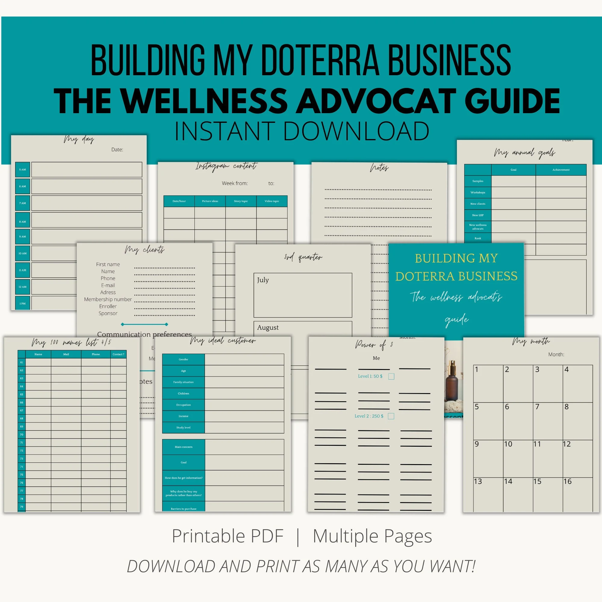 E-book - Build my Doterra business: the wellness advocat guide