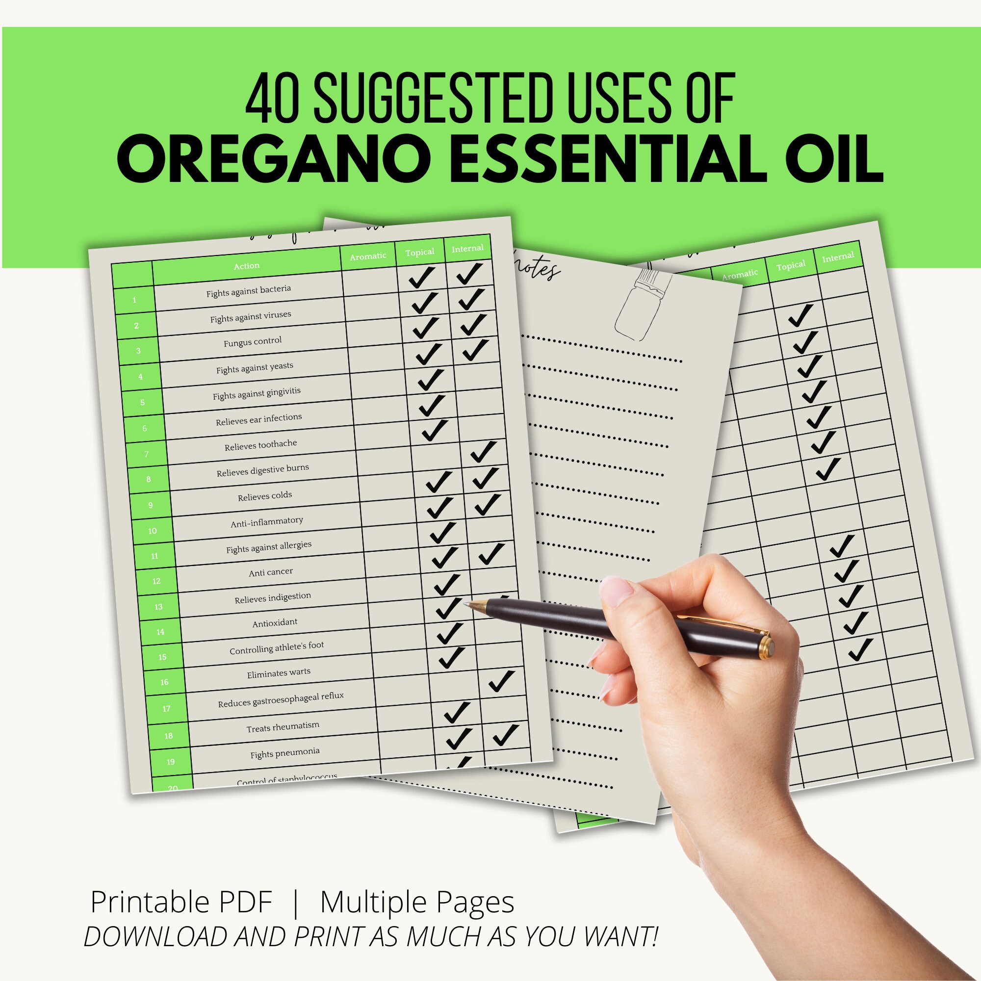 Downloadable file - 40 uses for oregano essential oil – Image 4