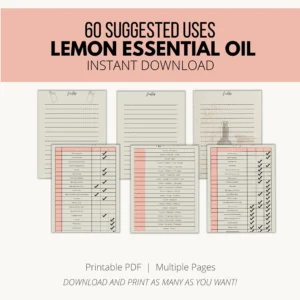 Downloadable file – 60 uses for lemon essential oil