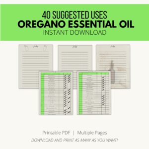 Downloadable file - 40 uses for oregano essential oil