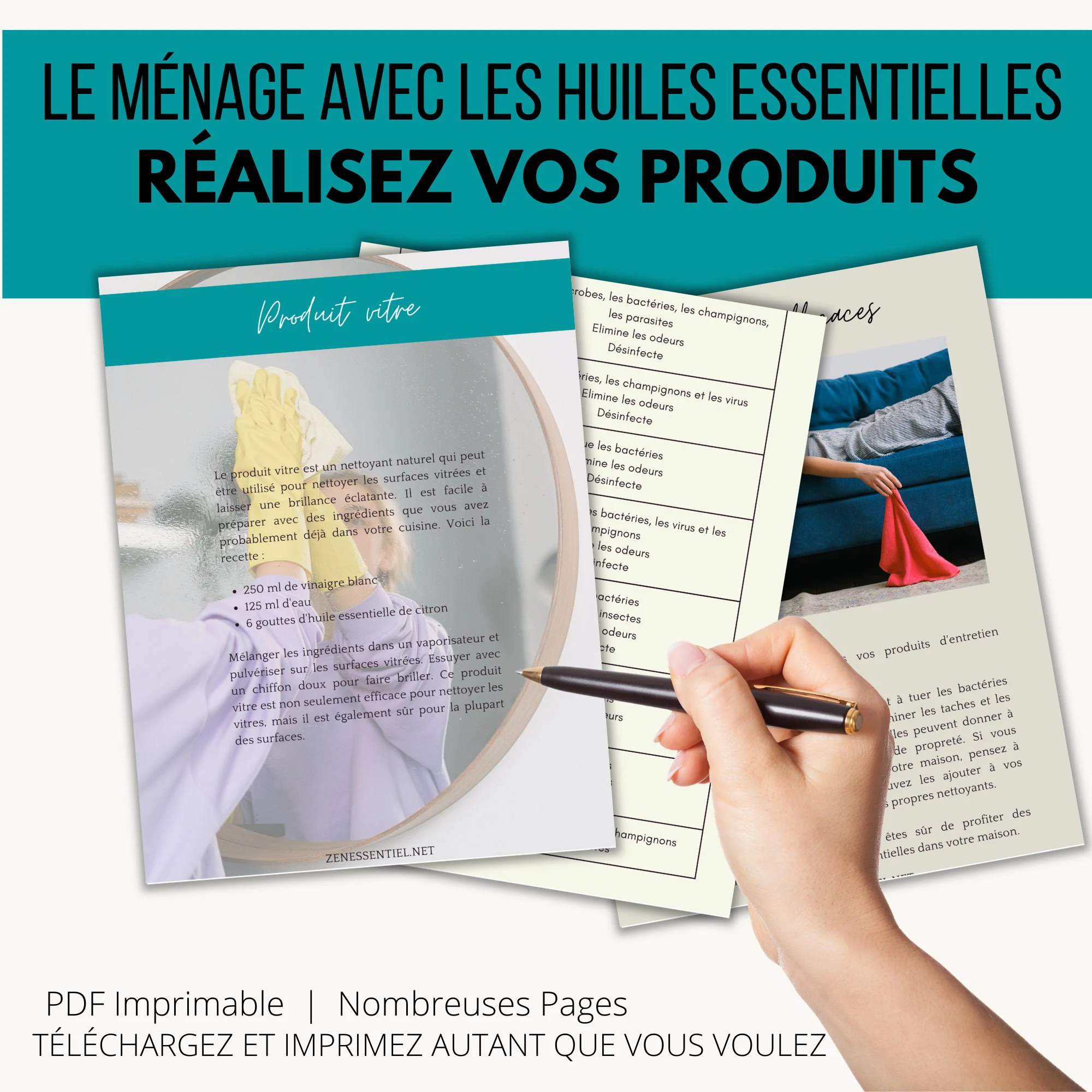 E-book - Le ménage avec les huiles essentielles – Image 2