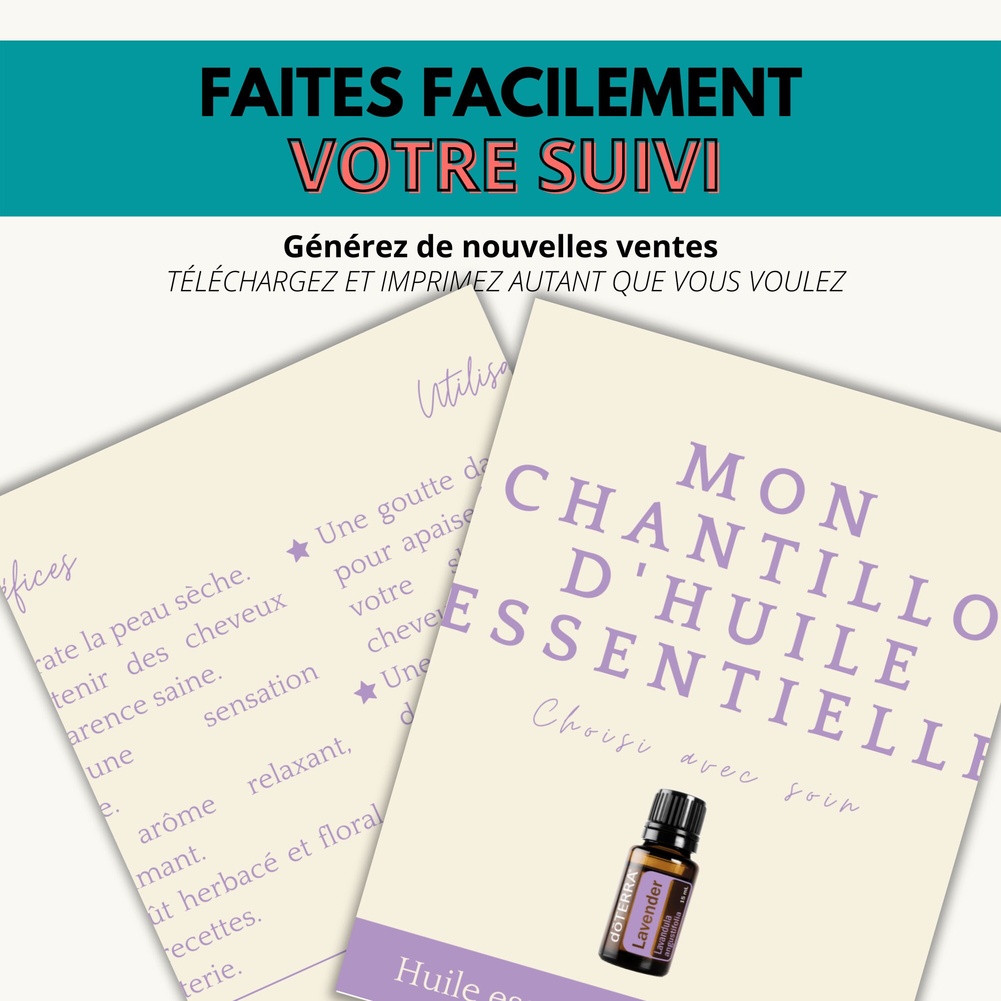 Fiche téléchargeable - carte d'échantillon huile essentielle lavande – Image 3