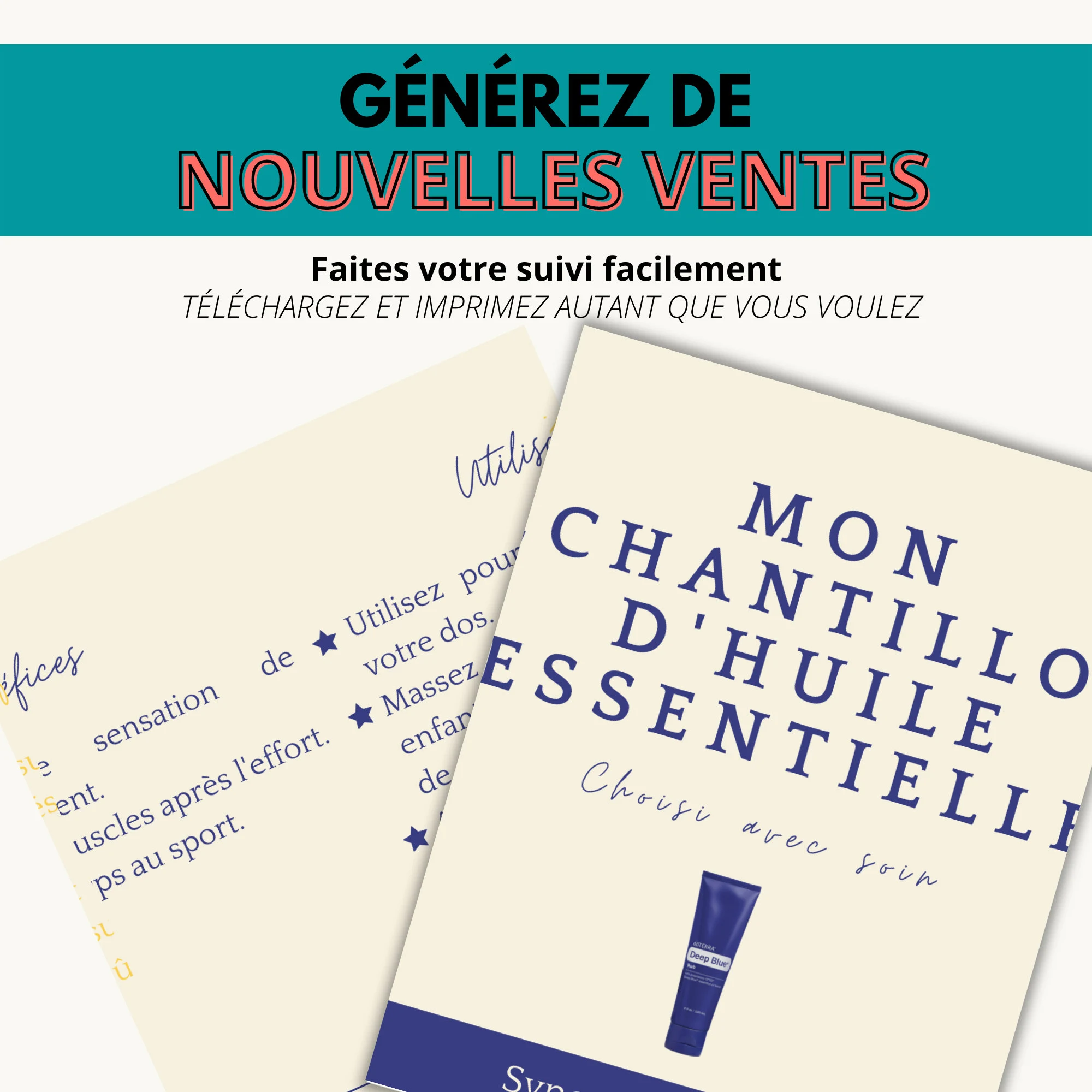 Fiche téléchargeable - carte d'échantillon huile essentielle Deepblue – Image 3