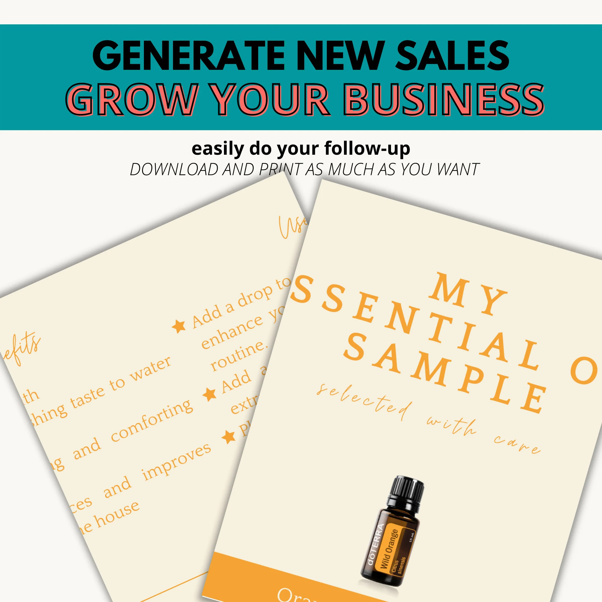 Downloadable sample card - orange essential oil – Image 3